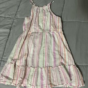 Jumping Beans Multicolor Striped Kids Dress
